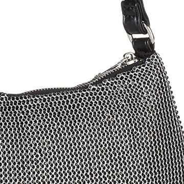 The Drop Women's Melanie Small Shoulder Bag, Black Sequins, One Size