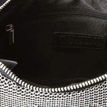 The Drop Women's Melanie Small Shoulder Bag, Black Sequins, One Size