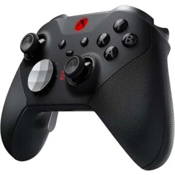 7 Watts Elite Series 2 Controller Modded - Custom Pro Rapid Fire Mod - for Xbox One Series X S Wireless & Wired PC Gaming - Red LED Lights