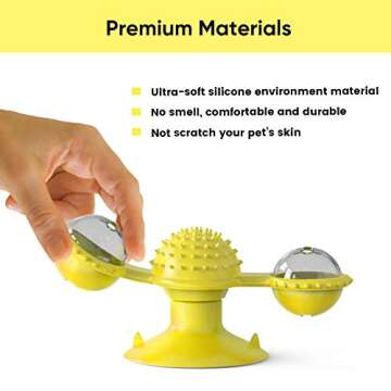 Sestball Cat Toys - Interactive Dental Chew Toys for Cats