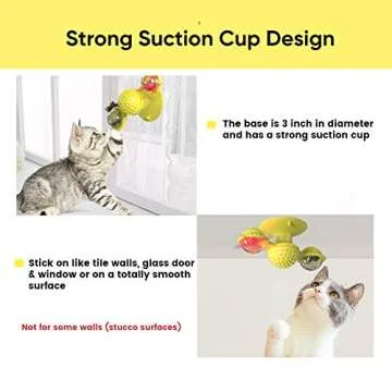 Sestball Cat Toys - Interactive Dental Chew Toys for Cats