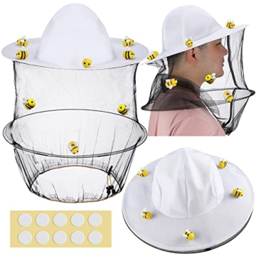 22 Pcs Beekeeper Set - Fun Hats and Felt Bees for All Ages