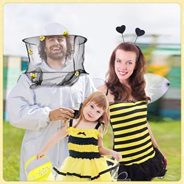 22 Pcs Beekeeper Set - Fun Hats and Felt Bees for All Ages