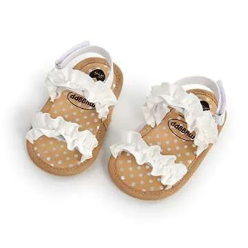 Baby Toddler Girls Sandals Summer Shoes Outdoor First Walker Infant Girls Shoes for Summer Infant 6-12 Months nt 12cm