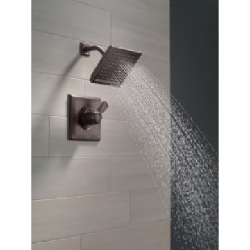 Delta Dryden Shower Faucet Set Polished Nickel Full Body Spray