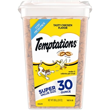 Temptations Classic Cat Treats Chicken Flavor 30 oz.