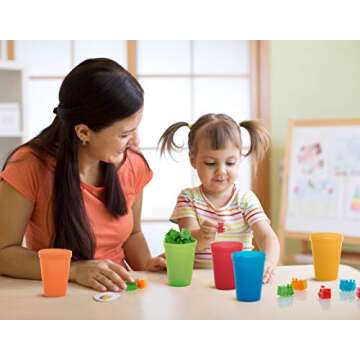 Play Brainy™ Colorful Counting Trains & Cups for Kids