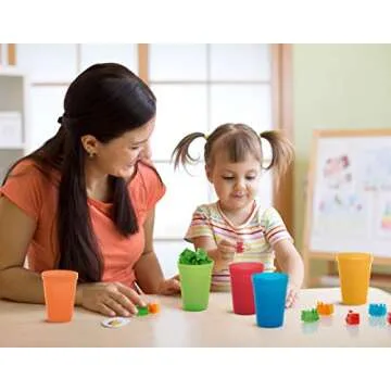 Play Brainy™ Colorful Counting Trains & Cups for Kids