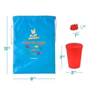 Play Brainy™ Colorful Counting Trains & Cups for Kids