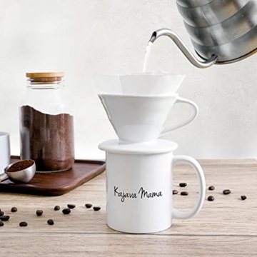 Kajava Mama Ceramic Pour Over Dripper for Perfect Coffee