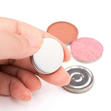 Allwon 100Pcs Metal Stickers for Magnetic Palette