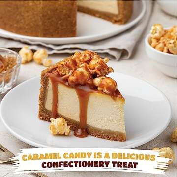 Caramel Cubes Candy - 2 Pound Bulk Pack (About 150 Count) - Individually Wrapped