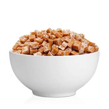 Caramel Cubes Candy - 2 Pound Bulk Pack (About 150 Count) - Individually Wrapped