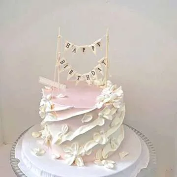 Happy Birthday Eco-Friendly Cake Topper for All Celebrations