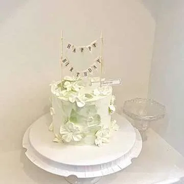 Happy Birthday Eco-Friendly Cake Topper for All Celebrations