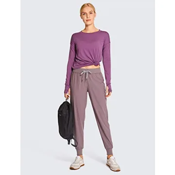CRZ YOGA Women's Lightweight Joggers for Active Lifestyle