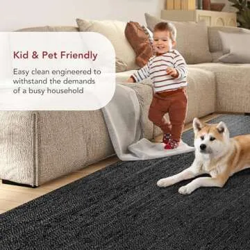 nuLOOM 2x10 Rigo Jute Hand Woven Area Rug, Black, Solid Farmhouse Design, Natural Fiber, For Bedroom, Living Room, Dining Room, Hallway, Office, Kitchen, Entryway