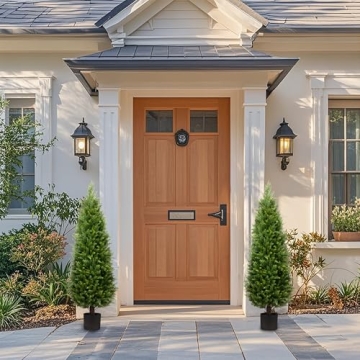 4ft Artificial Cedar Trees Set of 2 for Home Decor