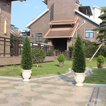 4ft Artificial Cedar Trees Set of 2 for Home Decor