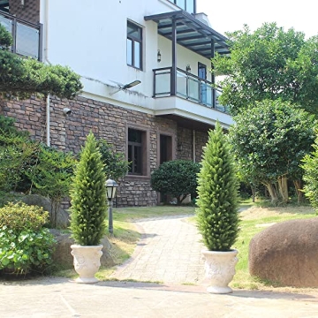 4ft Artificial Cedar Trees Set of 2 for Home Decor