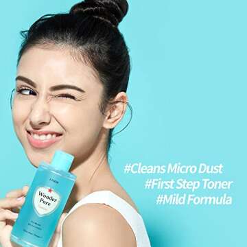 ETUDE Wonder Pore Freshner 250ml (8.5 fl. oz) | Refreshing Pore Care Toner with Upgraded Peppermint Vinegar that Cleanses Ultra Fine Dust