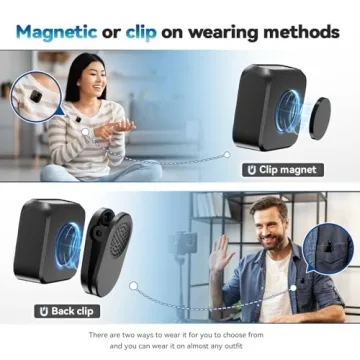 Amazpro Wireless Lavalier Mic with Noise Reduction