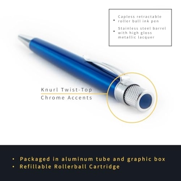 Retro 1951 Tornado Classic Rollerball Pen in Peacock Finish