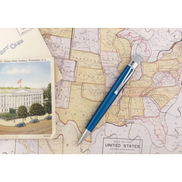 Retro 1951 Tornado Classic Rollerball Pen in Peacock Finish