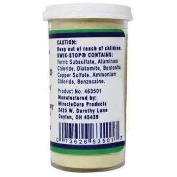 ARC KwikStop Styptic Powder 14 gm for Quick Bleeding Relief