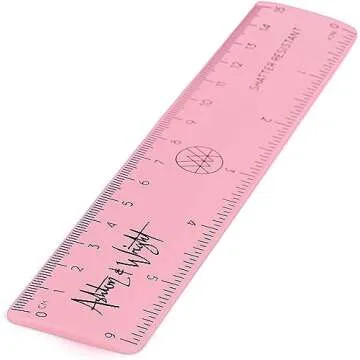 Ashton & Wright 6 Inch Pastel Rulers - Pack of 5