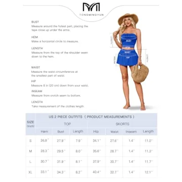 Stylish Tongmingyun Summer Outfit 2 Piece Set for Women