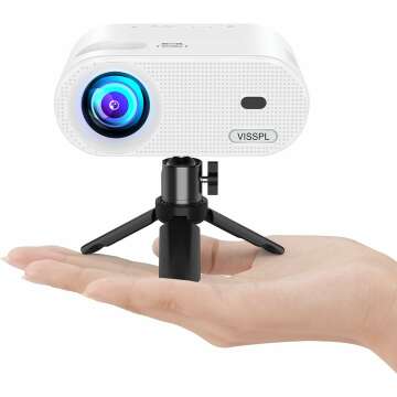 Full HD 1080P Mini Projector for Home & Outdoor