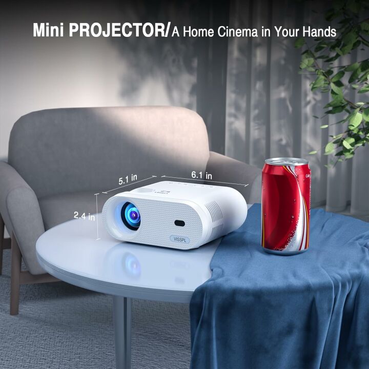 Full HD 1080P Mini Projector for Home & Outdoor