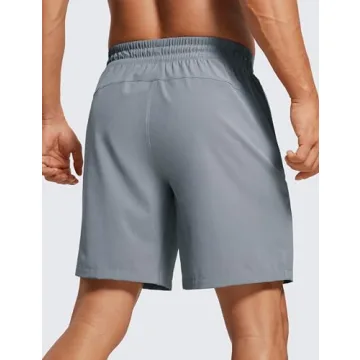 CRZ YOGA Men's Linerless Quick Dry Workout Shorts