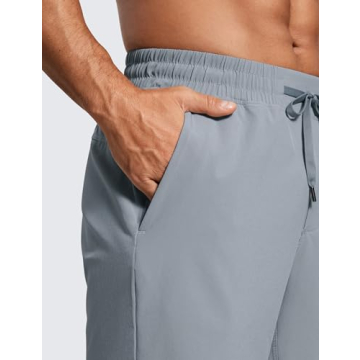 CRZ YOGA Men's Linerless Quick Dry Workout Shorts