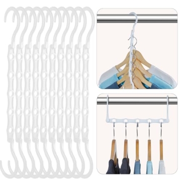 HOUSE DAY Magic Hangers: Space-Saving Closet Organizers for Heavy Clothes