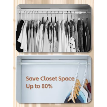 Premium Space Saving Magic Hangers for Closet Organization