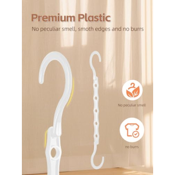 Premium Space Saving Magic Hangers for Closet Organization