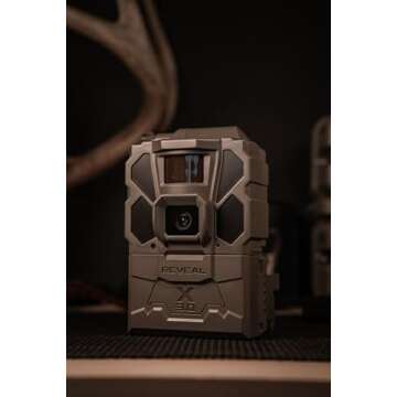 TACTACAM Reveal X Gen 3.0 LTE Cellular Trail Camera AT&T and Verizon,1080p FHD Video, Low Glow IR LED Flash, No SD Card Required (RV-TC-XGEN3) for Hunting, Security, Surveillance
