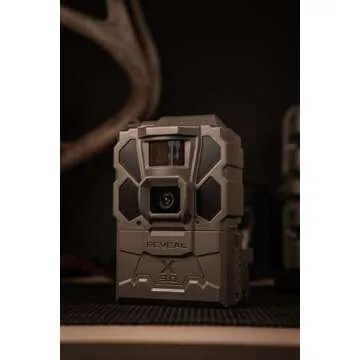 TACTACAM Reveal X Gen 3.0 LTE Cellular Trail Camera AT&T and Verizon,1080p FHD Video, Low Glow IR LED Flash, No SD Card Required (RV-TC-XGEN3) for Hunting, Security, Surveillance