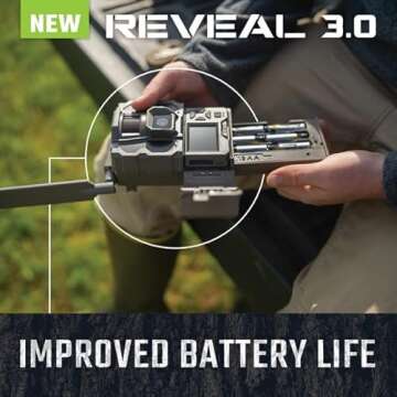TACTACAM Reveal X Gen 3.0 LTE Cellular Trail Camera AT&T and Verizon,1080p FHD Video, Low Glow IR LED Flash, No SD Card Required (RV-TC-XGEN3) for Hunting, Security, Surveillance