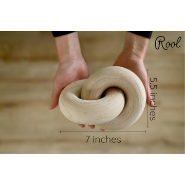 Rool Coffee Table Decor Book Shelf Decor Accents Home Decor Console Table Decor Items Living Room Wood Knot Decor Chain Link Decor Beige