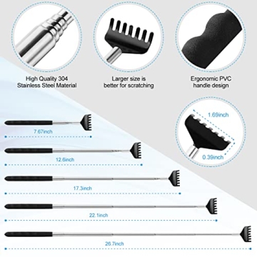 Yeipis Telescoping Back Scratcher 3 Pack - Perfect Gift