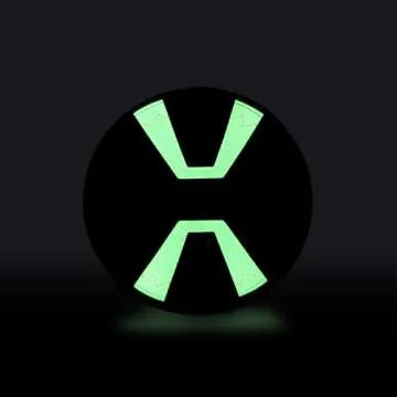 Chuckit! Max Glow Paraflight Flying Disc Dog Toy - Water Floating Flyer - Durable Nylon Construction with Soft Rubber Edges - For Medium and Large Dogs - Size Large - 9.75" L x 9.75" W - Pack of 1