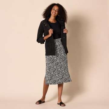 Amazon Essentials Women’s Puff Sleeve T-Shirt - Black