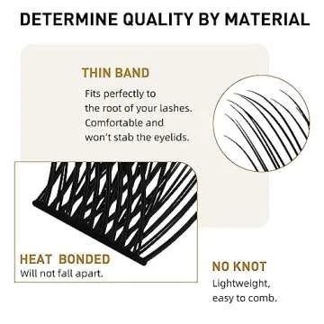 diy lash extensions,C D Curl B&Q lash Wispy Volume lashes,72 Individual cluster diy at Home (B06,D-8-16MIX)