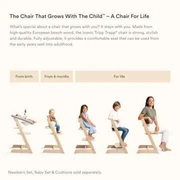 Stokke Tray, Storm Grey - Designed Exclusively for Tripp Trapp Chair + Tripp Trapp Baby Set - Convenient to Use and Clean - Made with BPA-Free Plastic - Suitable for Toddlers 6-36 Months