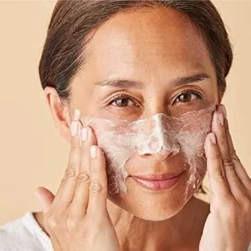 BOOM! BEAUTY Boom Scrub - Deep Cleaning Face Exfoliant for Tighter and Less Visible Pores - Daily Face Cleanser Safe for Sensitive, Mature Skin - 4 oz