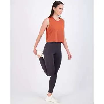 Trendy Women's Crop Tank Tops - 5 Pack Summer Activewear