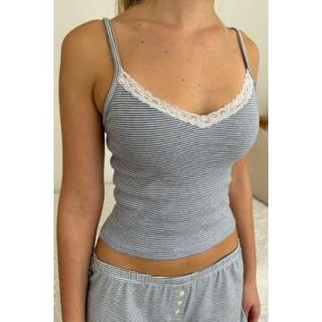 BHMAWSRT Y2K Lace Pajamas for Women | Cute & Comfy